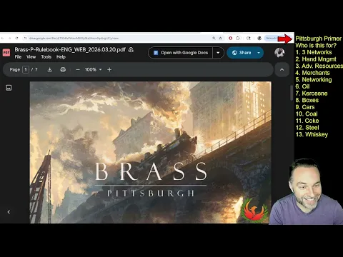 Brass Pittsburgh Strategy Primer