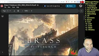 Brass Pittsburgh Strategy Primer