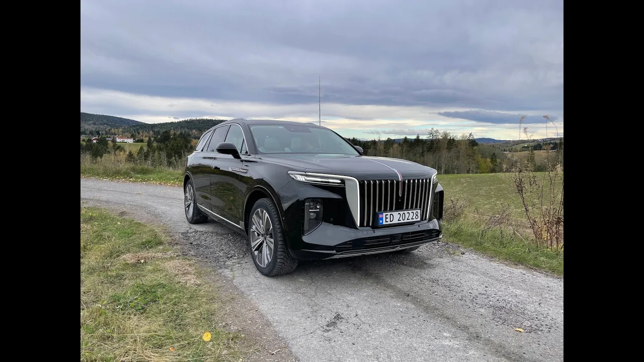 Hongqi E HS9 - første prøvetur - med Kris Rifa og Bjørn Nyland (Teslabjørn)