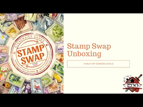 Stamp Swap Board Game Unboxing