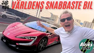 Jag kör världens snabbaste bil!