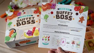 Buffet Boss (2023) by Daryl Chow | Rulebook Runthrough & How to Play | Singaporean Board Game