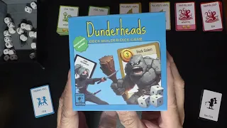 Dunderheads Deck Builder Dice Game Playthrough