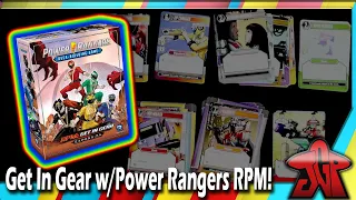 Power Rangers: Deck-Building Game – RPM – Get in Gear expansion unboxing