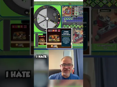 Mike's views of the cards he's drawn are not indicative of those of the games depicted on said cards