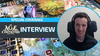 Interview — Chris Matthew on An Age Contrived, components, and customization in board games.