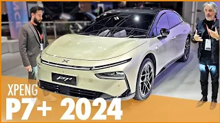 XPENG P7+ 🔋 LA TESLA MODEL S DANS LE VISEUR | Mondial de l'Auto 2024