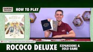 How to Play Rococo Deluxe Edition: Expansion and Solo Game