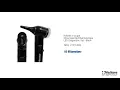 Riester e-scope Otoscope/Ophthalmoscope LED Diagnostic Set - Black - Over Engraved video