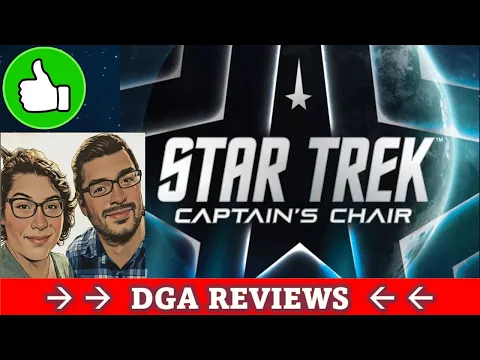 DGA Reviews Board Games: Captain's Chair - 2 Player Impressions (Cozy Game Night)