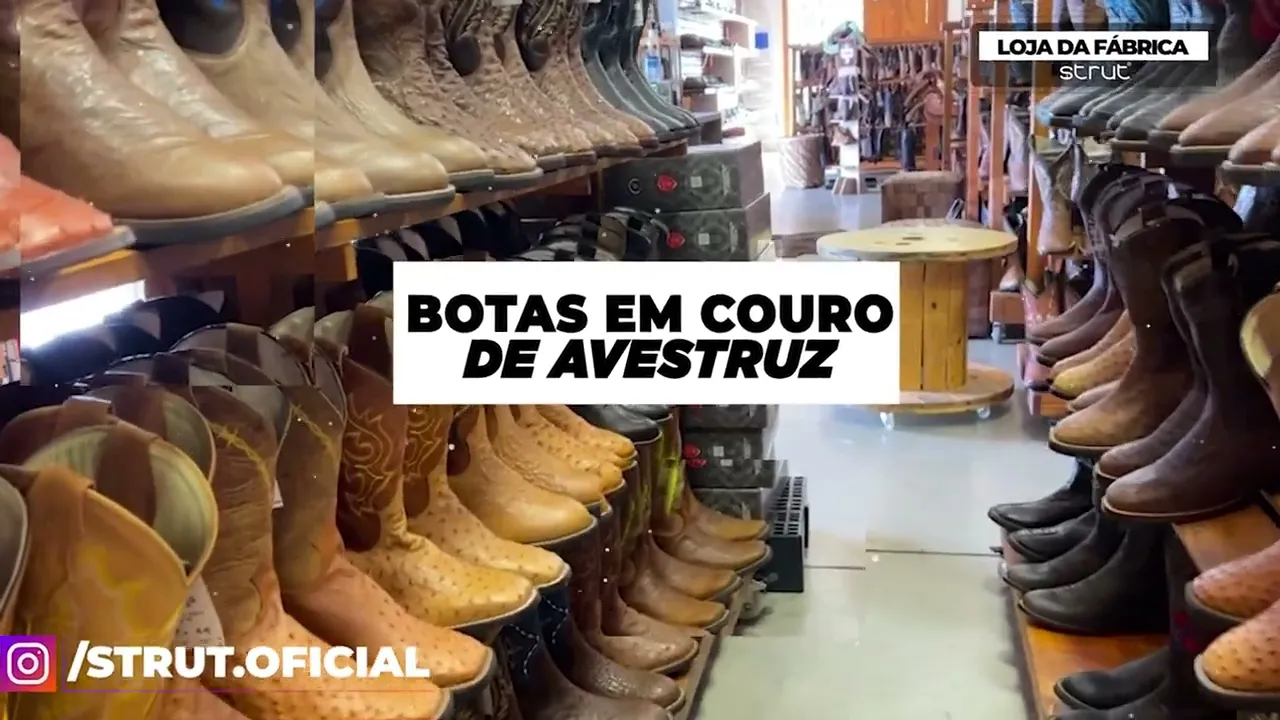 Vídeo de Strut | Botas e Bolsas em Couro Legítimo Premium