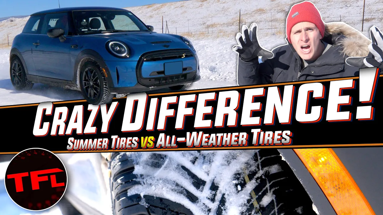 This Test Proves You NEED Proper Tires To Safely Tackle Winter Weather!