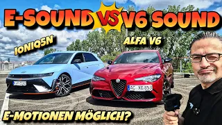 Echter Sound oder Fake Sound? Hyundai Ioniq5N stellt sich dem Alfa Romeo Quadrifoglio.  #cars