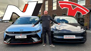NEW Tesla Model Y Performance V Hyundai Ioniq 5N - which is the best performance but practical EV?