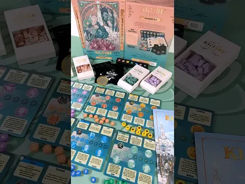 Taking Kinfire Council to the Next Level! Upgrade Kit Unboxing #boardgameshorts