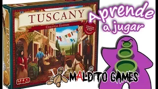Tuscany - Español - Reseña Juego de Mesa - Preparación y cómo se juega