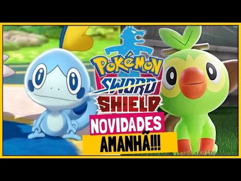 NOVIDADES A CAMINHO POKÉMON SWORD E SHIELD