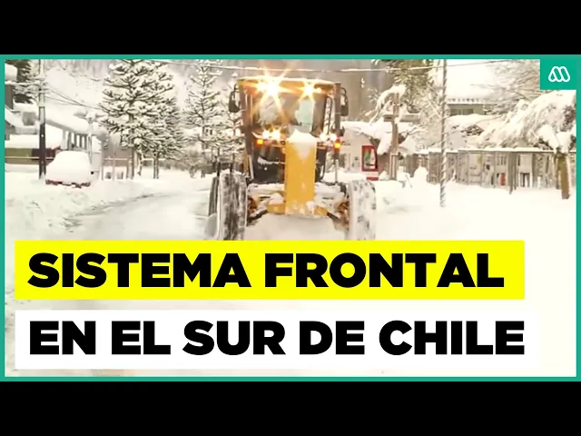 Nevazón en Lonquimay: Temperatura máxima será de 1 grado bajo cero