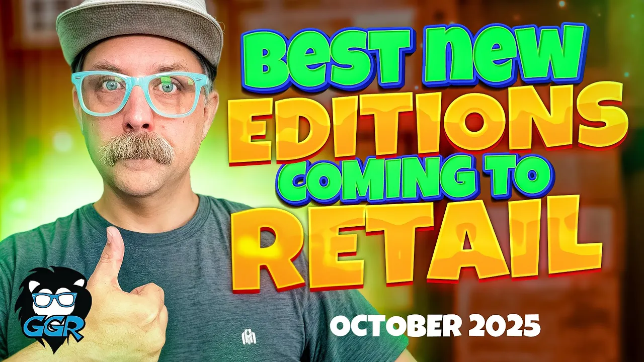 Best New Edition Board Games Coming to Retail in October, 2025