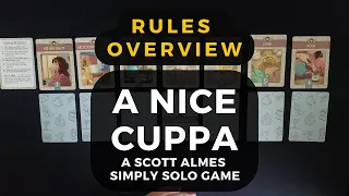 Rules Overview: A Nice Cuppa (A Scott Almes Simply Solo Game) | DaniCha