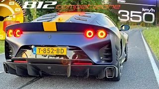 FERRARI 812 COMPETIZIONE | 0-350 & INSANE V12 9500RPM INTAKE SOUND!!