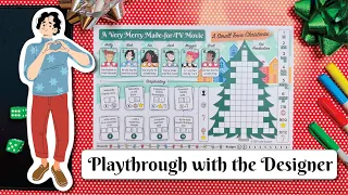A Very Merry Made-for-TV Movie Playthrough with the Designer
