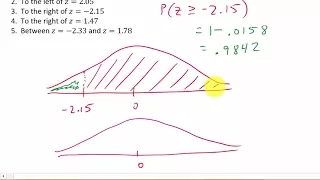 Finding Area Under A Curve Using Z Scores Finding Area Under A Curve Using Z Scores
