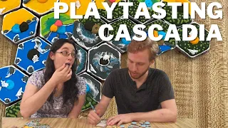 How to play Cascadia with Cookies |Board Game Bakes