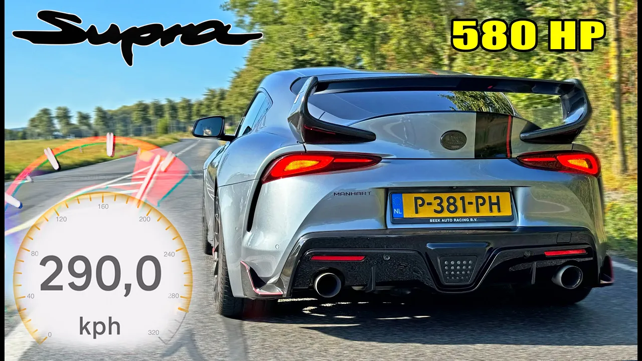580HP TOYOTA SUPRA A90 *PURE 800 TURBO* // 100-200 DRIFT SOUND & POV