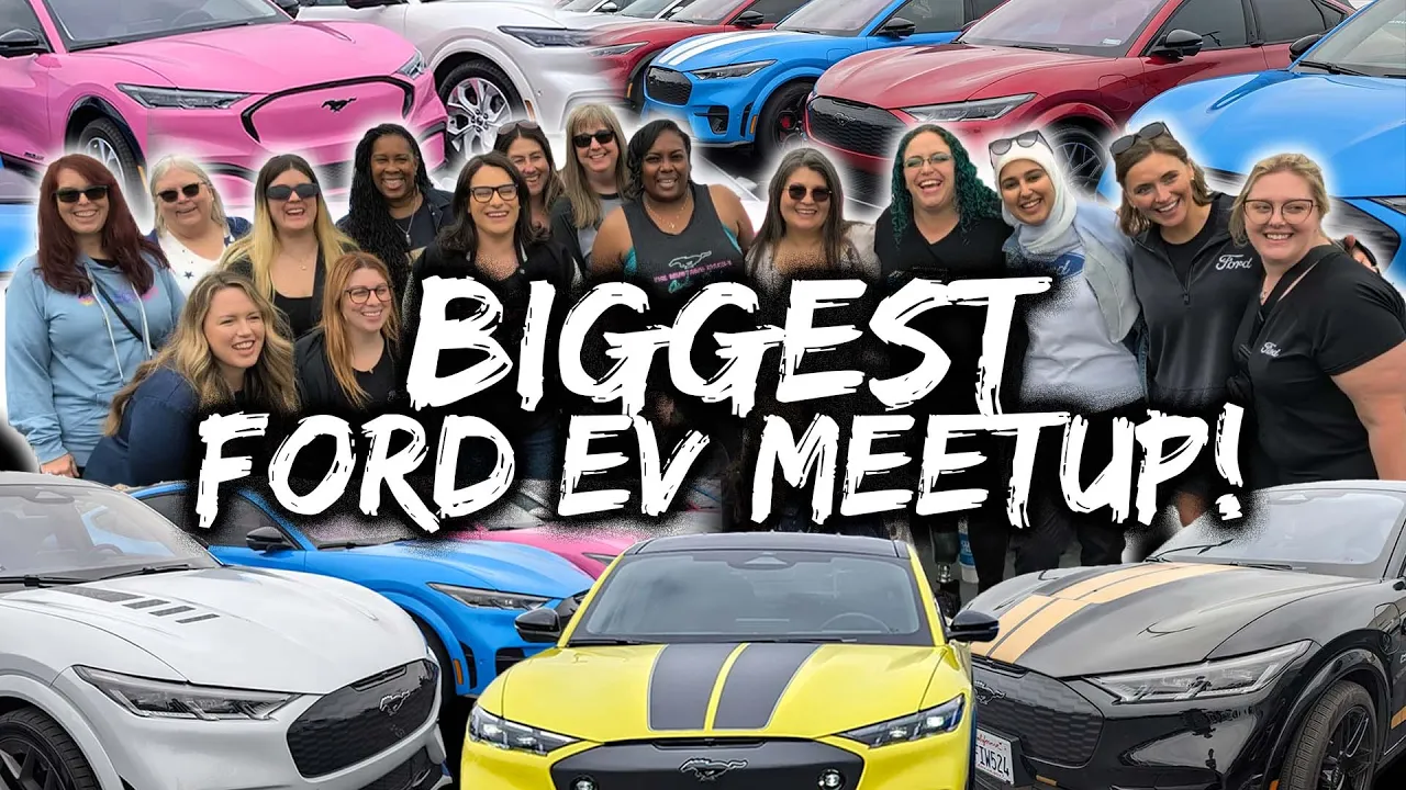 The BIGGEST Ford Electric Cars Meetup! | Long Beach Electrify Expo 2024 | Cars And Coffee