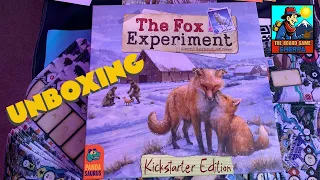 Unboxing: The Fox Experiment - KickStarter Edition - Pandasaurus