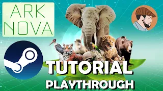 ARK NOVA Digital - Tuturial Playthrough | Steam