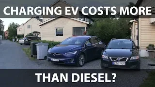 Charging is more expensive than diesel - myth busted