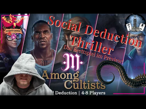 Preview: Among Cultists - Das Social Deduction Thriller Brettspiel - Godot Games - try to survive!