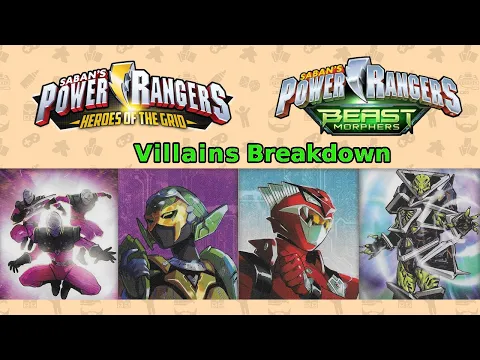 Beast Morphers – Power Rangers: Heroes of the Grid Villains Breakdown