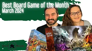 Best Board Game of the Month - March  2024 Ready Set Bet and Dwellings of Eldervale Reviewed