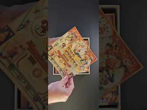 Unboxing - 3 Ring Circus - Devir games