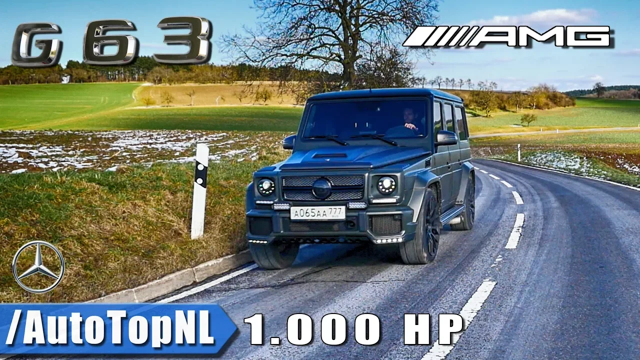 G63 AMG 1000HP GAD Motors | Exhaust SOUND - STRAIGHT PIPES - Onboard & LOUD! REVS by AutoTopNL