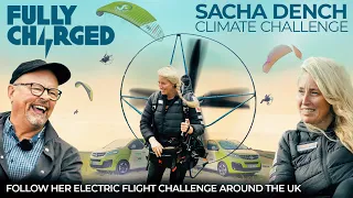 Sacha Dench Climate Challenge - Follow her electric flight challenge around the UK