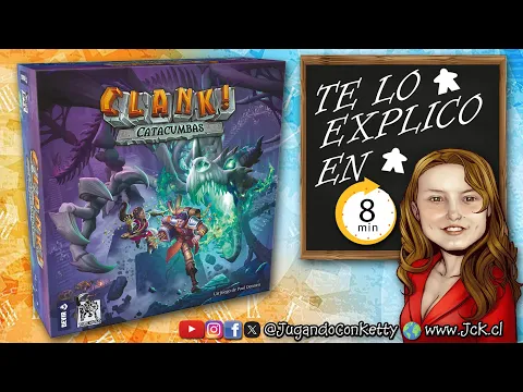 Clank Catacumbas en 8 minutos [Juego de Mesa / Cómo se Juega / JcK / Devir]