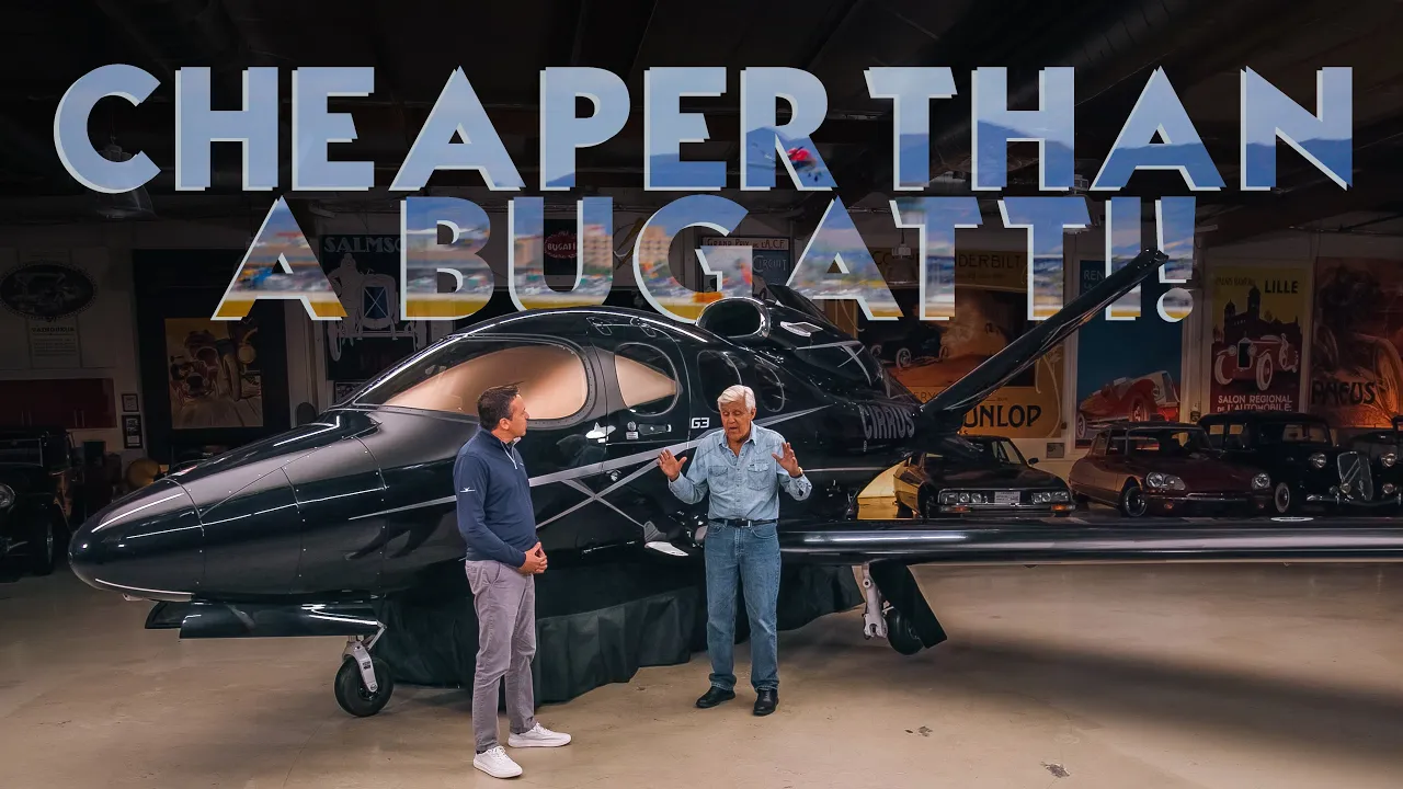Jay Leno Flies the $3.6M Cirrus Vision Jet (The Plane With a Parachute!) | Jay Leno's Garage
