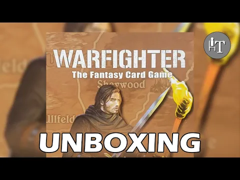 Unboxing - Warfighter Fantasy - Solo Board Game