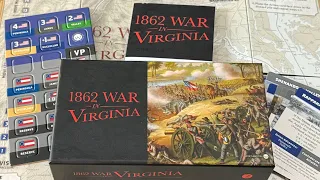 1862 War in Virginia (Worthington) - Unbox & Tribute to the Solitaire Travel Games Series (STG)