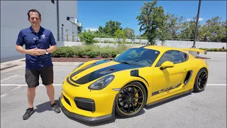 This Porsche Cayman GT4 has the mods to make it an INEXPENSIVE 6-speed manual GT4RS!