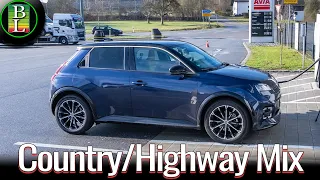 Renault 5 (52kWh) Range Test 110 km/h (68mph) in perfect weather