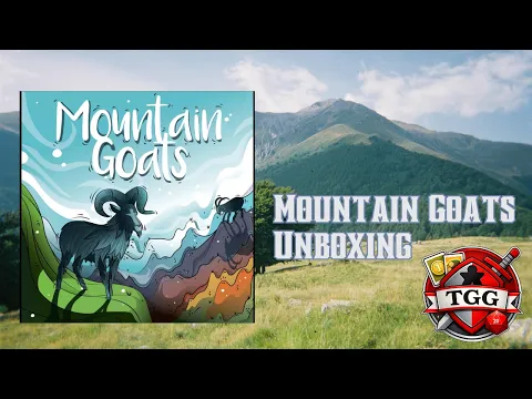 Mountain Goats Board Game Unboxing | Dice, Components & First Impressions