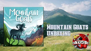 Mountain Goats Board Game Unboxing | Dice, Components & First Impressions
