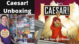 Caesar: Seize Rome in 20 minutes two player tactical board game Paolo Mori PSC Blitzkrieg AmassGames