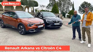 Renault Arkana E-tech - Citroën C4 | Comparativa / Test / Review en español | coches.net