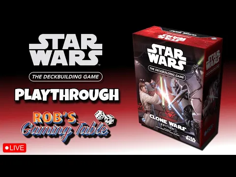 Star Wars: The Deckbuilding Game - Clone Wars Edition Playthrough